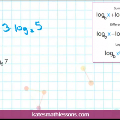 Using Logarithm Rules to Expand and Simplify Logarithms