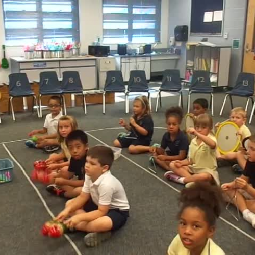 16-17 Ms. Gibson's 1st grade class "Rain on the Green Grass" by Dupont/Hiller