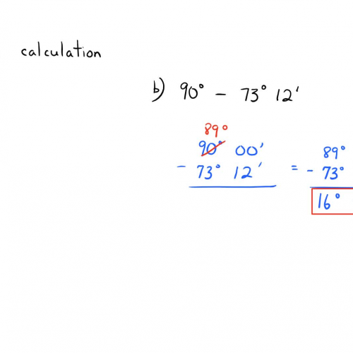 2.1 Angles (Example 3 Part 2)