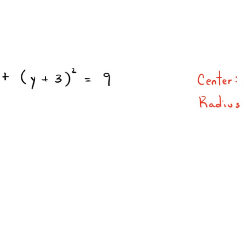 CA: 2.2 Circles (Example 3 Part 1)