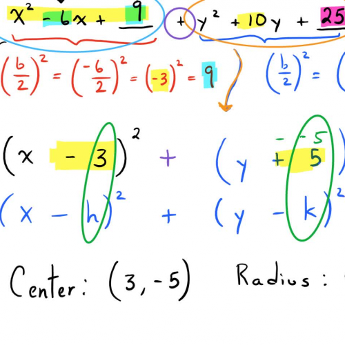 CA: 2.2 Circles (Example 3 Part 2)