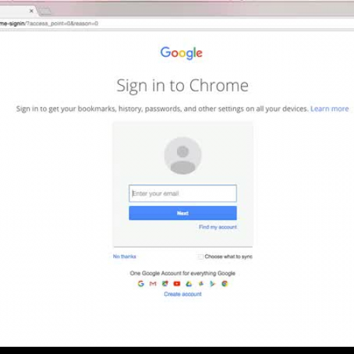 How to Sign into Google Chrome