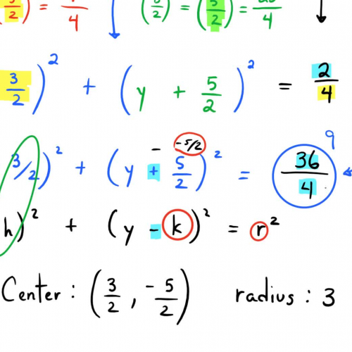 CA: 2.2 Circles (Example 4)