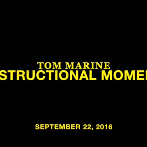 Tom Marine Instructional Moment
