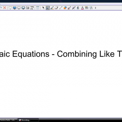 Video: When You Have to Combine Like Terms to Solve
