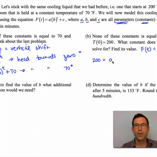 Common Core Algebra II.Unit 4.Lesson 14.Newton's Law of Cooling