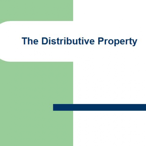 The Distributive Property