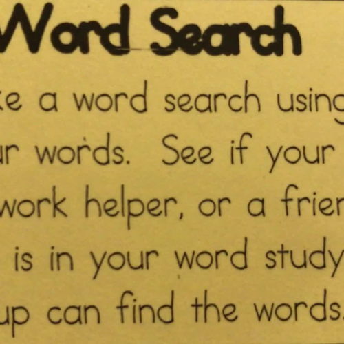WSB Word Search