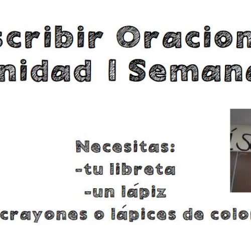 -1.1 clase, escuela, la,  mañana 