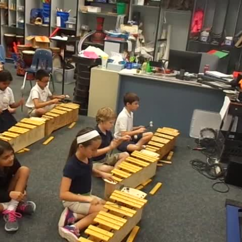 16-17 Ms. Bates' (Ms. Cook) 2nd grade class "Five Little Monkeys" by Dupont/Hiller