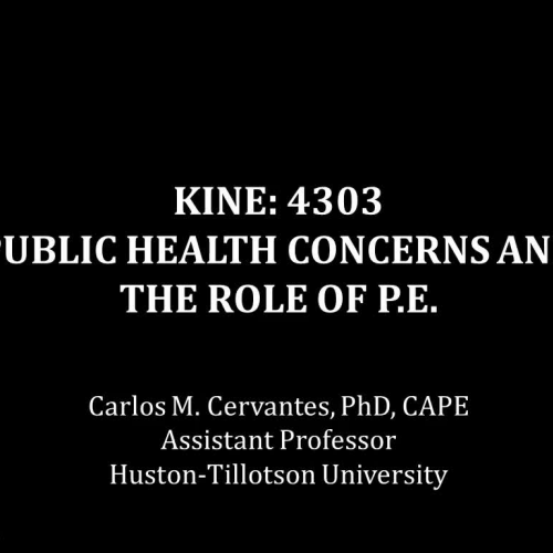 KINE 4303 Module 1: Status of PE in the United States