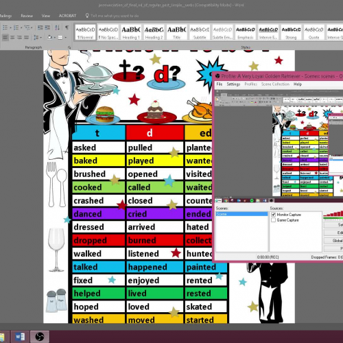 Practice Pronouncing Regular Past Tense Verbs!