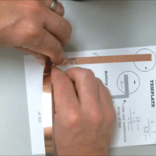 Folding corners for circuits