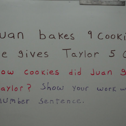 Word problem Subtraction