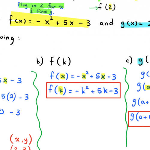 CA: 2.3 Functions (Example 6)