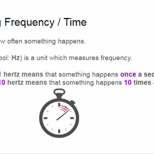 Measuring Frequency /Performance Time