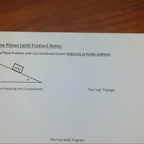 Incline Planes (With Friction)