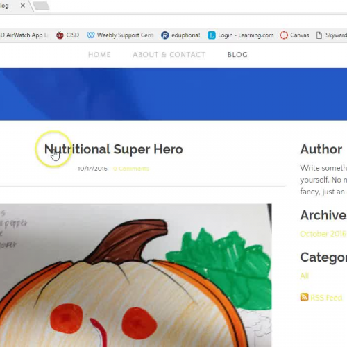 Sharing a Blog Post URL