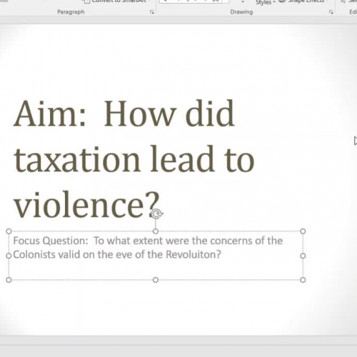 Module 3.2:  Taxation and Violence