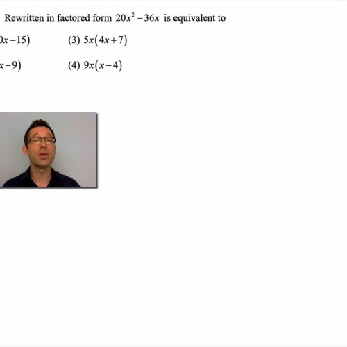 Common Core Algebra II.Unit 6.Lesson 2.Factoring