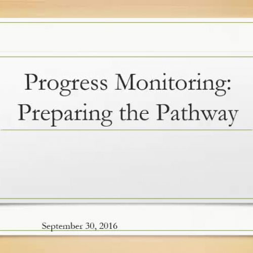 Why Progress Monitor?