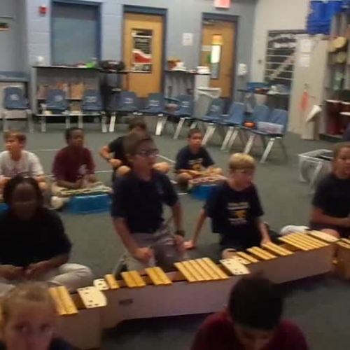 16-17 Ms. Etts' 5th grade class playing "Only in October" by Kriske/DeLelles