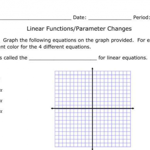 Linear Parameter Changes Notes
