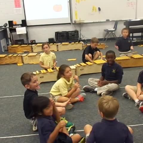 16-17 Ms. Lewis' 2nd grade class "Pass the Pumpkin"