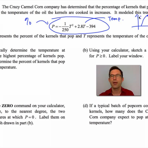 Common Core Algebra II.Unit 6.Lesson 9.Modeling with Quadratic Functions