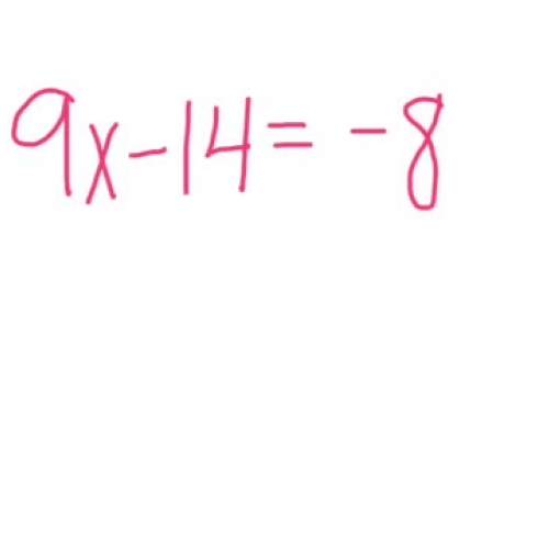 Solving Equations Review