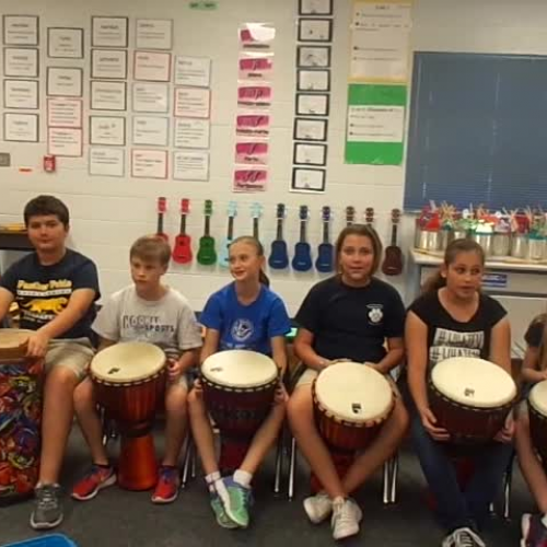 16-17 Ms. Etts' 5th grade class playing "Run for your life 3" by Kriske/DeLelles