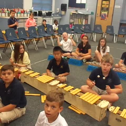 16-17 Ms. Miller's 4th grade class "Only in October" with accompaniment by Kriske/DeLelles