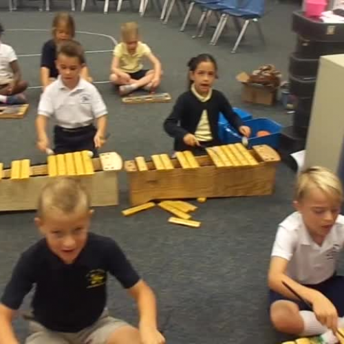 16-17 Ms. Milton's 1st grade class "Pumpkin, Pumpkin" instruments