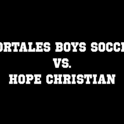 Ram Soccer vs Hope Christian