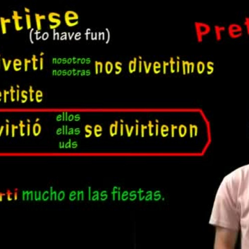02 Spanish Lesson - Preterite - Stem-changers (e-i)