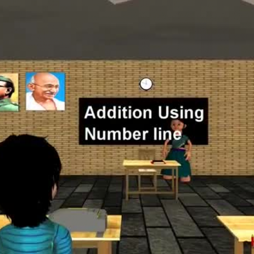 Maths - How to do Addition Using Number Line 