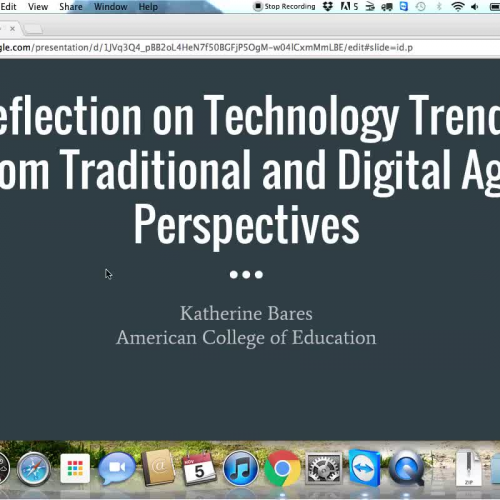 Reflection on Technology Trends from Traditional and Digital Age Perspectives