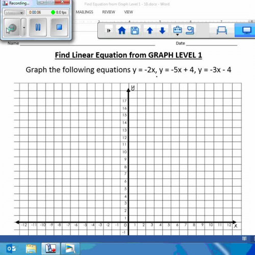 TMM INV 2 Leveled Graph to Equation