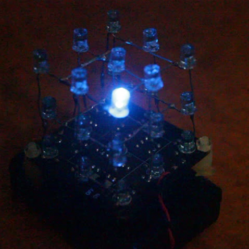 DIY 3D LED Cube with Alpha Coding