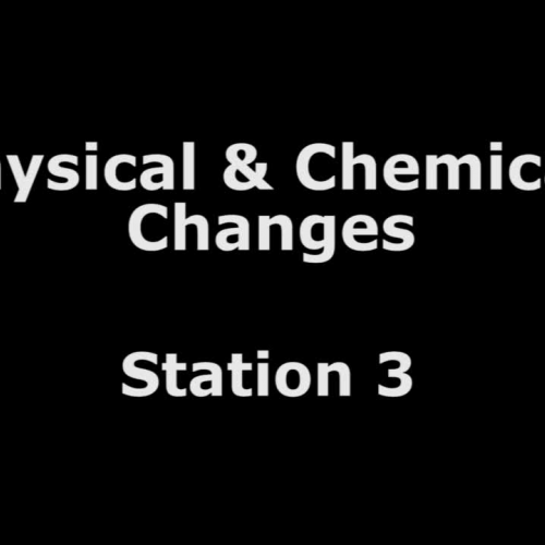 Physical and Chemical Changes Lab_Station 3