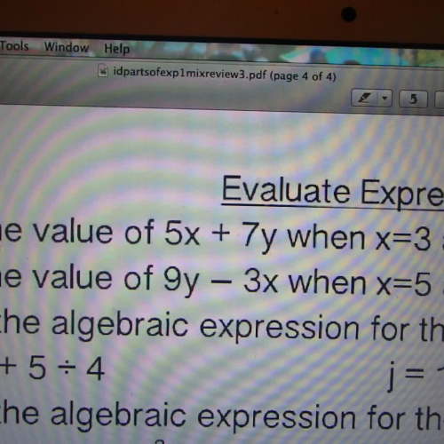 evaluating expressions video
