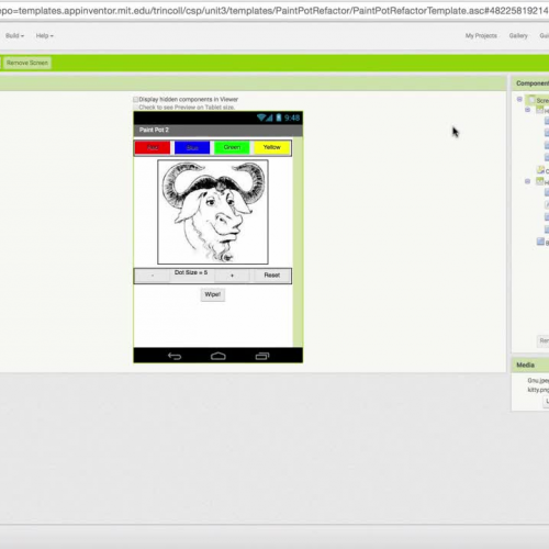 Mobile CSP - Paint Pot Refactoring