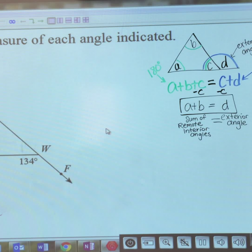 Exterior Angle Theorem 