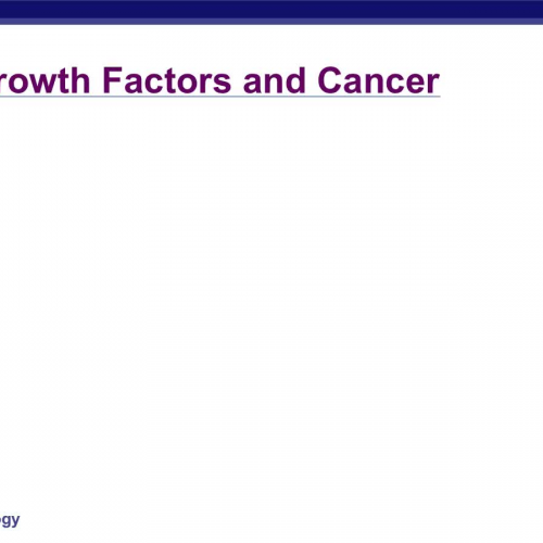 Cancer and the Cell Cycle