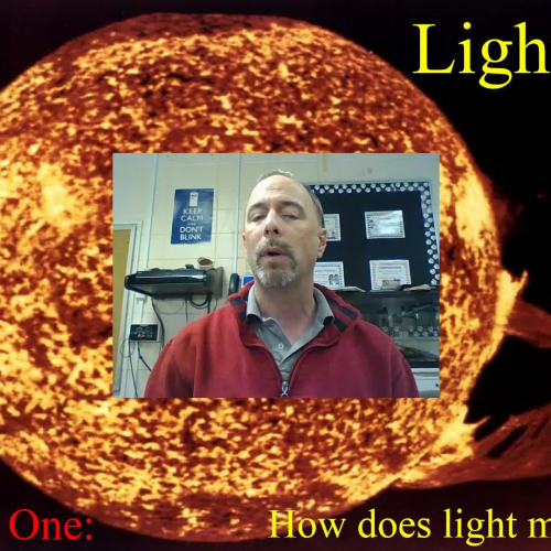 Light Part One:  How Does Light Move?