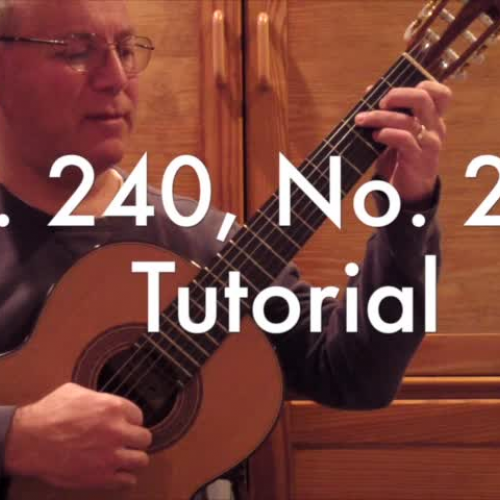 Opus 240, No. 24 by Ferdinando Carulli Tutorial