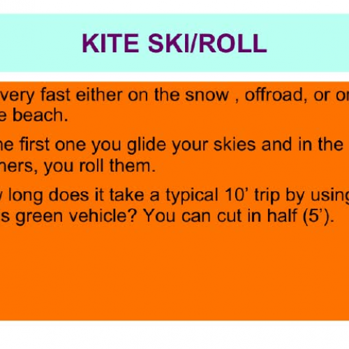 Flipped classroom: Means of transport