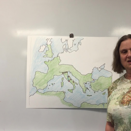 Teaching the map of the Roman Empire