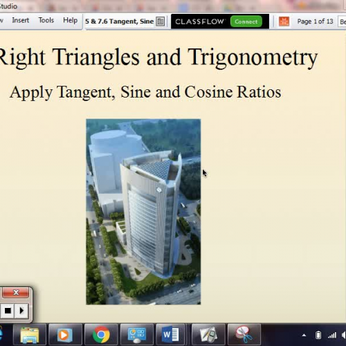 Trigonometric Ratios