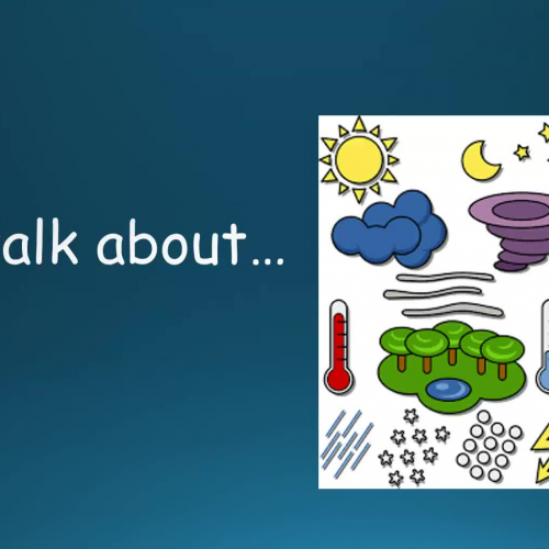 LEt´s talk about the weather